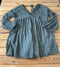 Minivestido mujer escote hundido talla 8 verde P5 diseño asos nuevo sin etiquetas