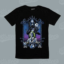 Camiseta Clásica Escarabajo Jugo Cadáver Novia Edward Manos de Tijera Tema de Terror