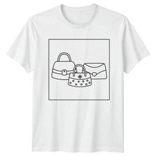 Bolsos de Mano Moda Mujer Camiseta Damas Camiseta Gráfica Unisex Top