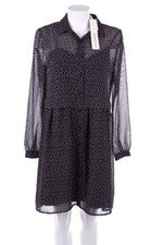 Vestido Camisa ESPRIT de corp Estampado D 36 Azul Oscuro NUEVO #7836