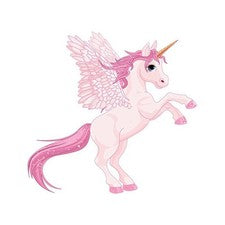 Calcomanías de pared de dibujos animados pegatina collage gratis hágalo usted mismo decoración del hogar unicornios vola