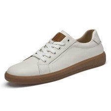 Zapatos informales retro para hombre de moda de cuero zapatillas bajas