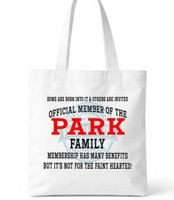 Bolso de Mano Familia Park Clan Shopper Regalo Reunión Personalizado