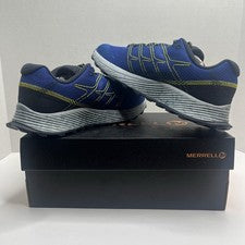 Merrell Moab Flight Cobalt Para hombres 8.5 Trail Running Zapatos J066747 Nuevo en Caja Azul Vibram