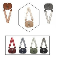 Bolso Bandolera de Moda para Mujer con Hebilla Lazo Colorido Moderno Bolso de Hombro
