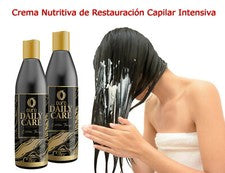 2 PK Ouro Daily Care Crema Nutritiva de Restauración Capilar Intensiva 8.12 OZ