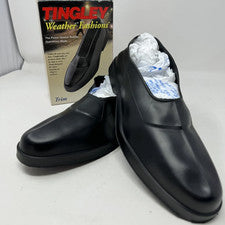 Sobrezapatos de goma Tingley Weather Fashions, negros, grandes, para hombre 10-11,5