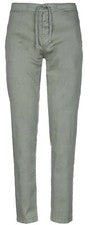 Pantalones suaves informales elásticos de lino verde oliva North Sails para hombre talla US 40