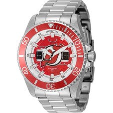 Nuevo reloj para hombre Invicta 42253 NHL esfera roja 47 mm