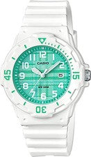 CASIO LRW-200H-3CV reloj analógico para mujer blanco verde