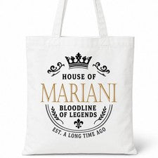 Bolso de Mano Nombre Familiar House Of MARIANI Regalo de Cumpleaños
