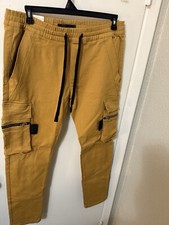 Pantalones de mezclilla ajustados estilo #KDNK para hombre XL NUEVOS CON ETIQUETAS
