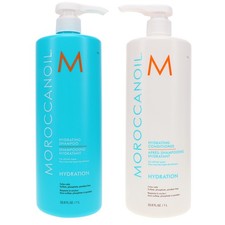 Champú hidratante Moroccanoil 33,8 oz y acondicionador 33,8 oz paquete combinado