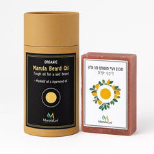 Paquete de aceite para barba Marula + jabón Marula