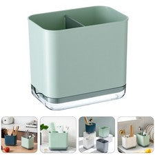 Soporte para palillos de plástico para utensilios de cocina de 1 pieza estante de drenaje de encimera