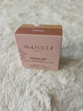 Nueva SOMBRA DE OJOS WANDER BEAUTY DOBLE FECHA Duo Smitten en polvo y crema de desmayo