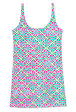 Vestido para mujer - Vestido estampado - Vestido midi - XL - Jersey de algodón