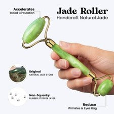 Juego de rodillos para rostro Gua Sha y jade regalos de cuidado personal para mujer - cuidado facial de la piel