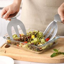 Tenedor para ensalada K??utensilios de cocina estructura metálica sólida igual??ige distribución de aderezo