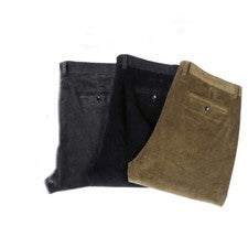 Moda Hombres Pantalones de Pana Pantalones Ropa Informal Pantalones Cómodos Diarios Sueltos