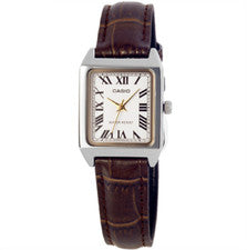 Reloj Mujer Casio Analógico Correa Cuero LTP-V007L-7B2 Original Nuevo