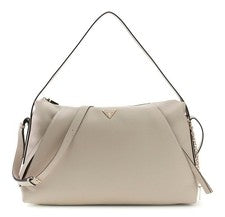 Bolso de hombro GUESS Devon Shoulder Bag L bolso bandolera claro color topo crema