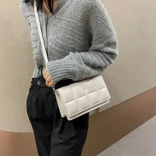 Bolso Bandolera Pequeño de Cuero PU para Mujer de Diseñador de Marca de Moda