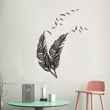 Calcomanías de decoración del hogar pegatinas de vinilo para pájaros decorativas pared sala de estar
