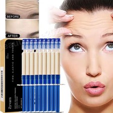 9 Piezas Crema Esencia Elástica Polipéptido Colágeno Antiarrugas Micro-Molecular 5ml