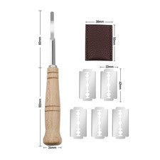 Vajilla para hornear pan coja mango de madera herramienta de corte duradera nueva práctica