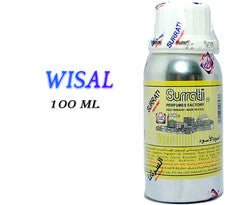 Aceite de perfume concentrado Surrati Wisal, envasado de 100 ml, aceite Attar.