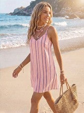 Minivestido estampado casual para mujer