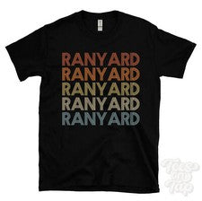 CAMISETA ESTILO RETRO REPETIDO CON CORDÓN para hombre y mujer novedad genial nombre regalo
