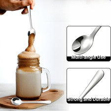 Juego de 16 cucharas especias acero inoxidable 304 7,5 cm cocina compacta esencial