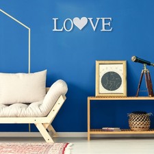5 piezas calcomanías efecto sala pegatinas de pared espejo decoración letras hogar