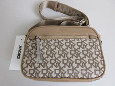 Bolso Bandolera DKNY Mujer con Cremallera - Talla Única - Marrón (NUEVO CON ETIQUETAS)