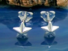 Stern Star Ohrstecker 925 Echt Silber Ohrschmuck Ohrringe Sterne