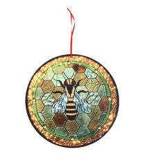 Creativo Abeja Ventana Colgante Adorno Decoración Pared Hogar Accesorio