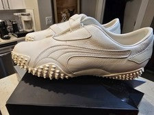 Puma Mostro Cuero Esmerilado Marfil 402273-02 Hombres Talla 10 Zapatos Tenis