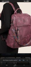 Mujer Fadeon Vintage - Estilo Cuero PU Mochila Cartera para Mujer