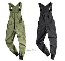 Mono cargo para hombre Pantalones informales Pantalones con tirantes Pantalones largos Monos al aire libre