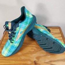 Zapatos Brooks Launch 8 Run Lucky a cuadros San Patricio verde dorado 10,5 para hombre nuevos sin caja
