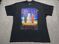 Camisa RUSH Los Angeles NUEVA AGOTADA Concierto 4 noches solo XL 50 Something Tour