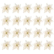 20 PIEZAS Colgante Colgante Decoraciones para Hogar Tela Flor