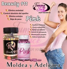 Paquete de pérdida de peso Beauty 911 y rosa
