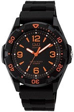 CITIZEN Q&Q VR44-003 Reloj Analógico Correa Uretano Naranja Hombre 10 ATM