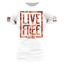 Camiseta de manga corta Grunt Style 2024 April Live Free Or Die Club para hombre