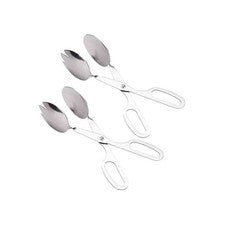 2 Alicates para pan de acero inoxidable para servir baguettes tostadas y galletas