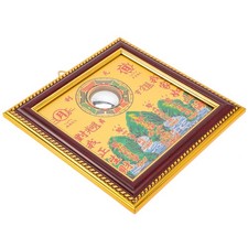 Adornos decorativos de dormitorio para el hogar espejo asiático colgante