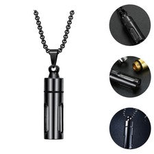 Collar Perfume Frasco Colgante Botella Abreble Aromaterapia